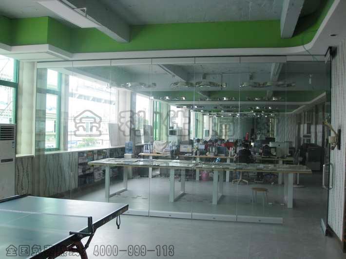 石灣衛浴城B館北樓無框玻璃屏風圖片