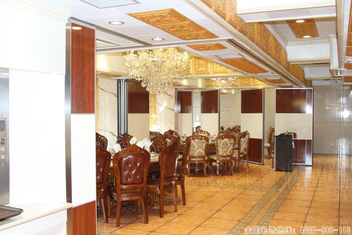 餐廳活動屏風工程圖片